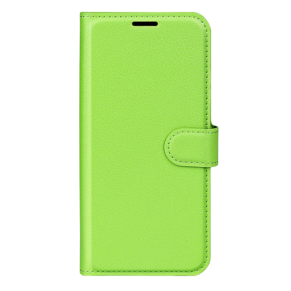 For iPhone 17 Pro Max Case Litchi Texture Shockproof Leather Wallet Phone Cover - Green - Image 2