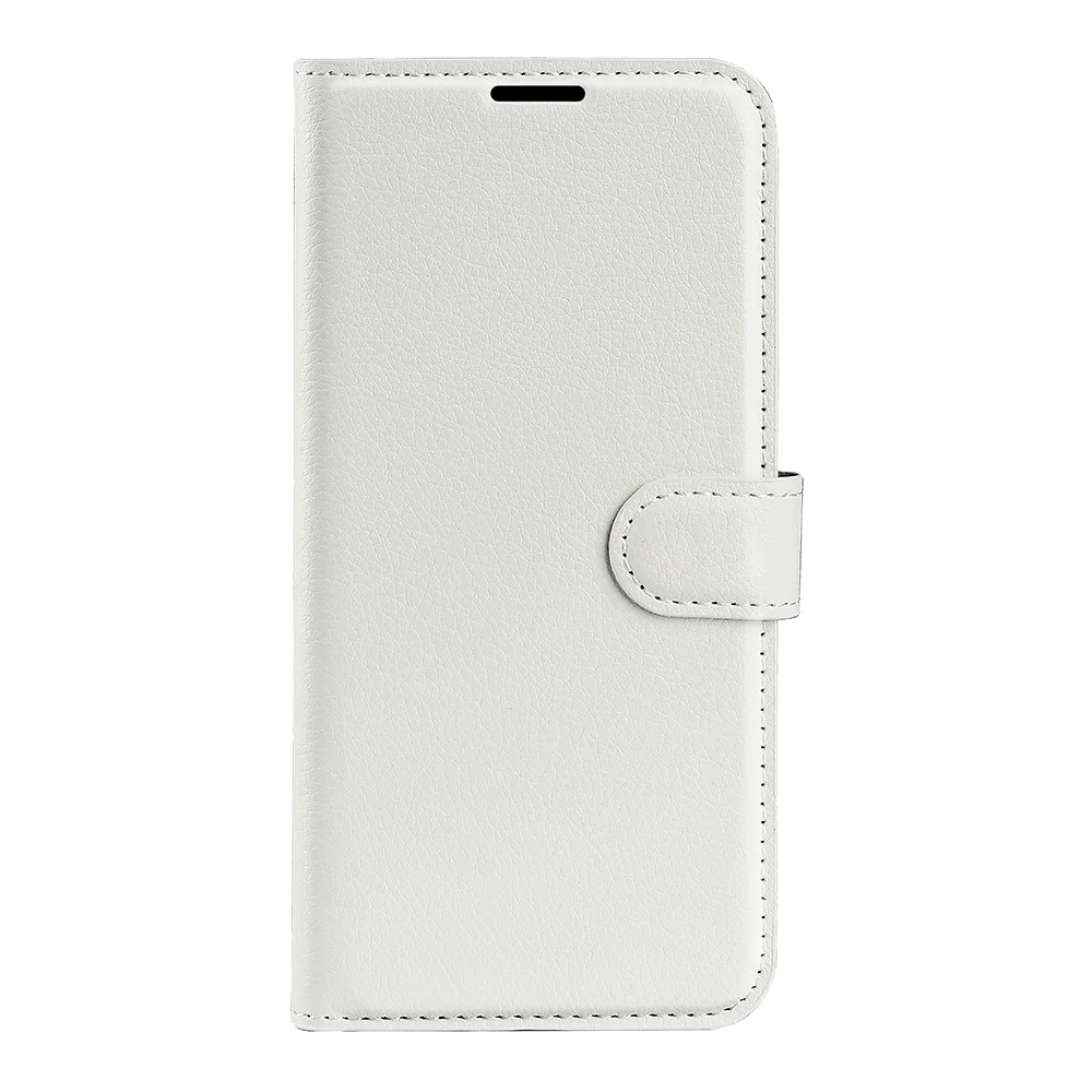 For iPhone 17 Pro Max Case Litchi Texture Shockproof Leather Wallet Phone Cover - White - Image 2