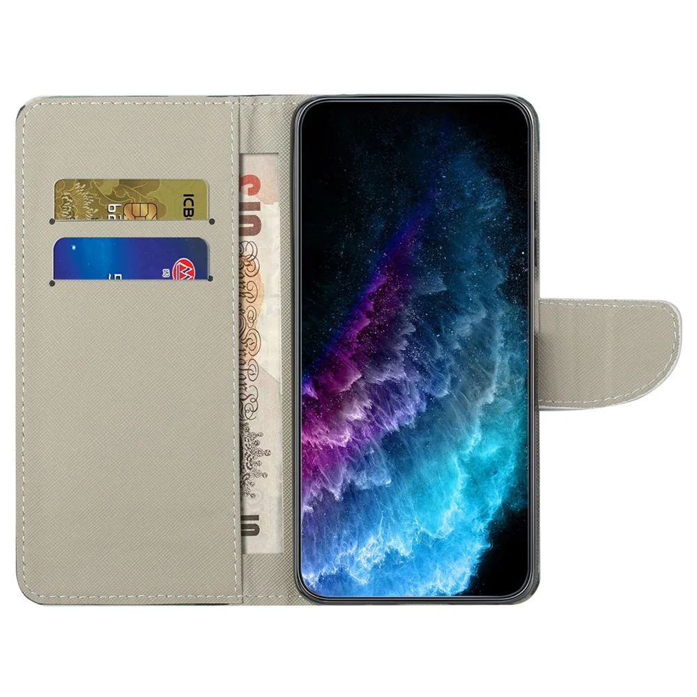 For iPhone 17 Pro Max Case Pattern Printing Cross Texture Leather Phone Cover - Keep Calm and Sparkle - Image 2
