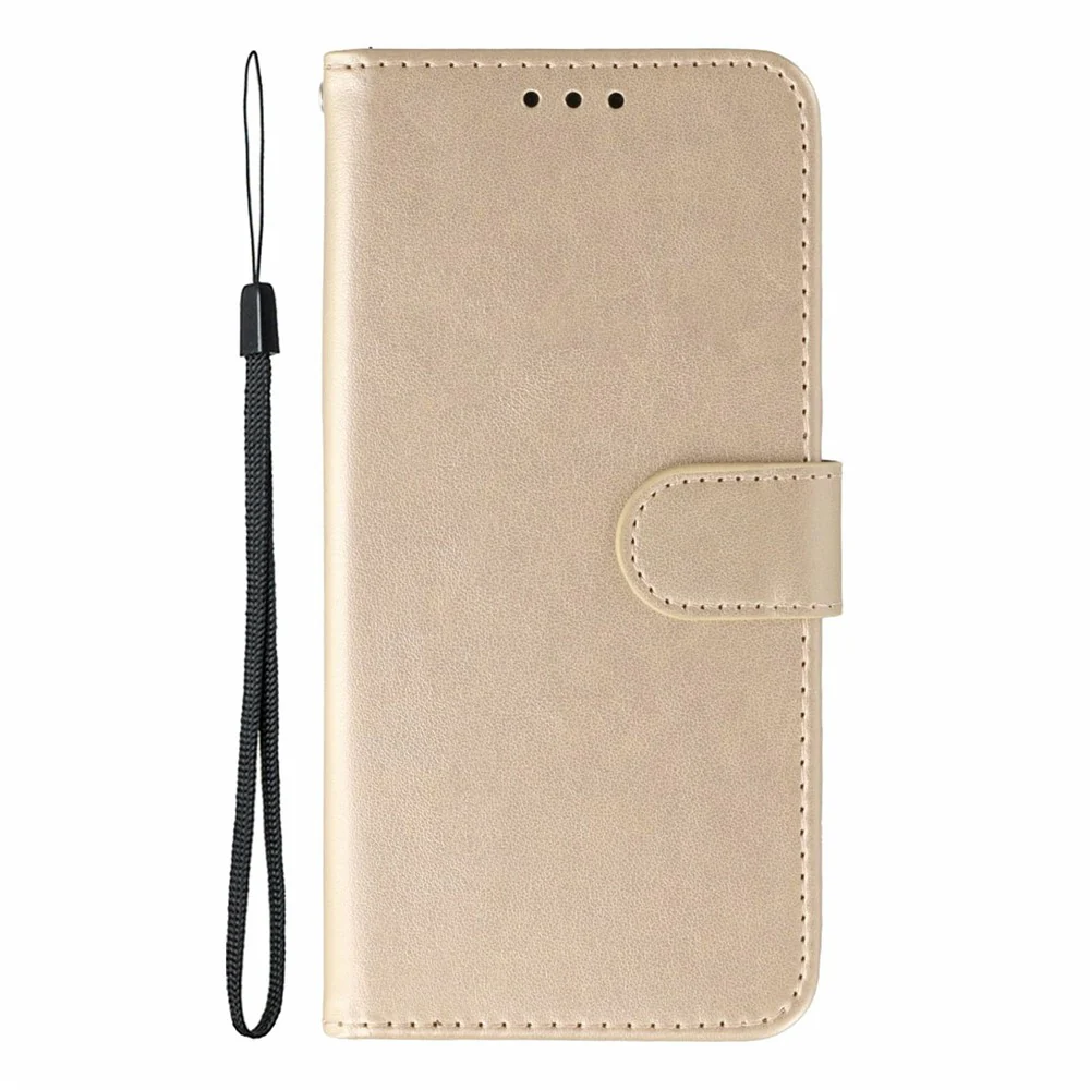 For iPhone 17 Pro Max Case PU Leather Flip Wallet Phone Cover with Strap - Rose Gold - Image 4