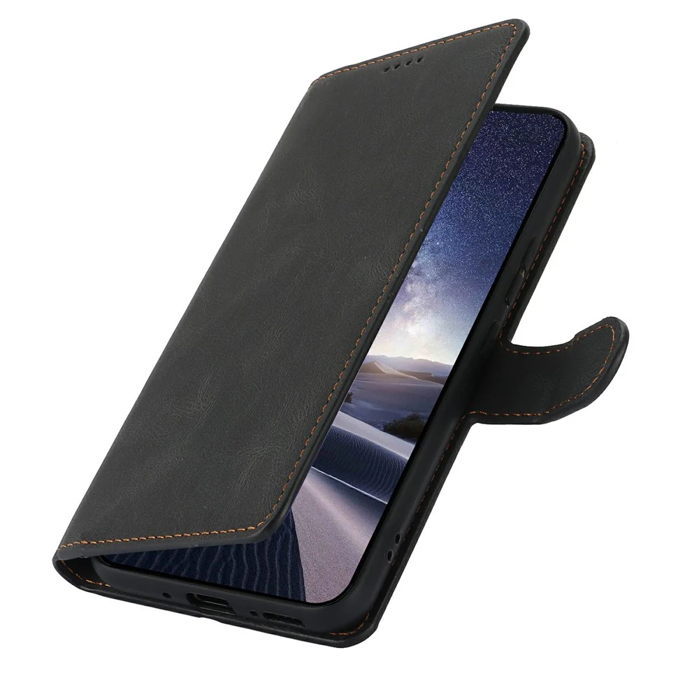 For iPhone 17 Pro Max Case PU Leather Phone Cover with Wallet Stand - Black - Image 5