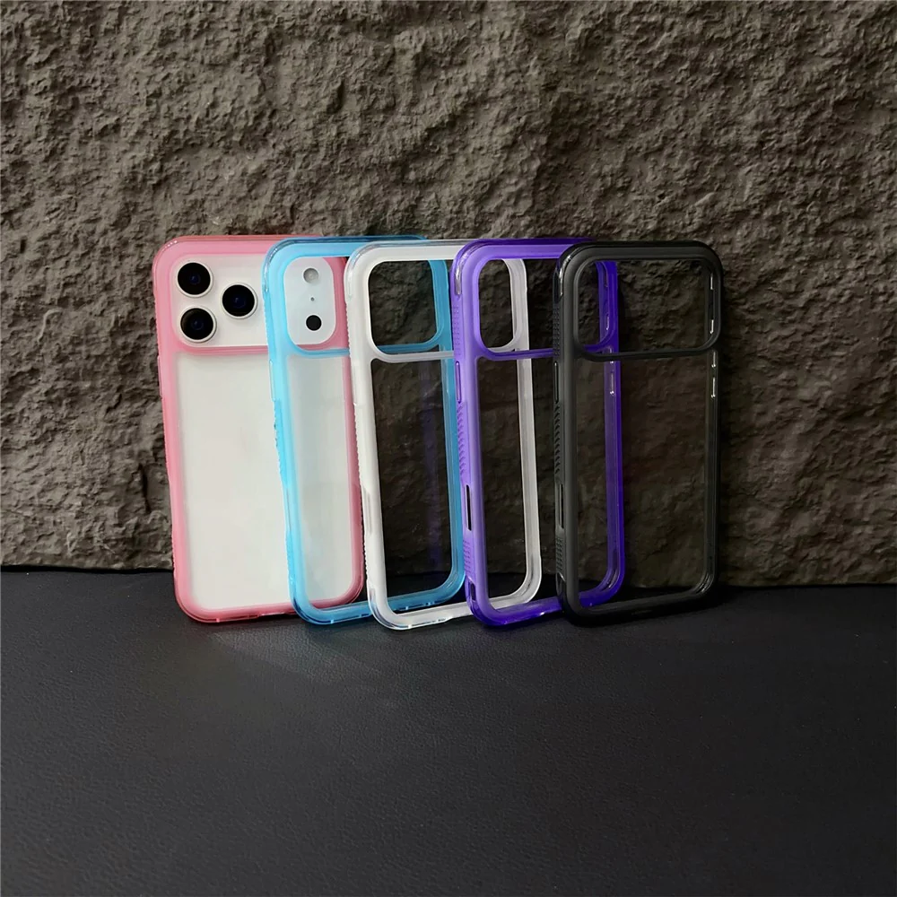For iPhone 17 Pro Max Case Shockproof TPU + PC Phone Back Cover - Black - Image 6