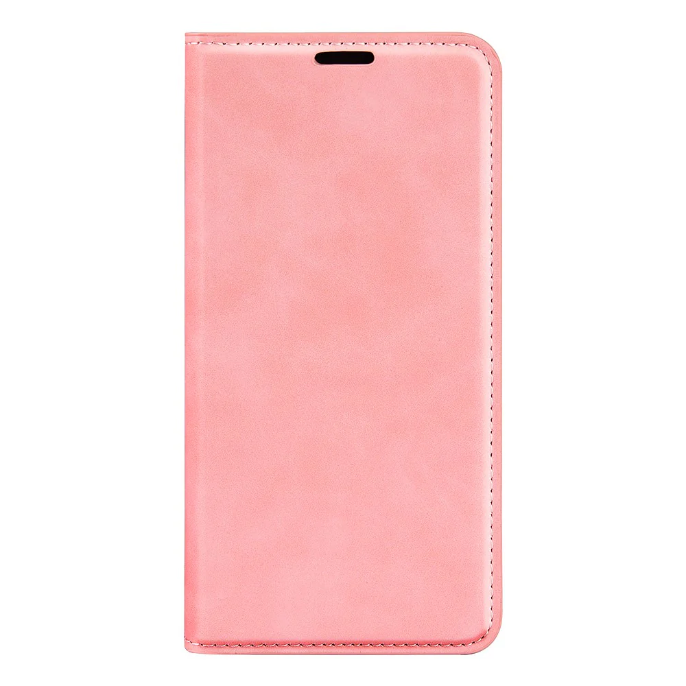 For iPhone 17 Pro Max Case Skin Touch Leather Wallet Phone Cover - Pink - Image 2