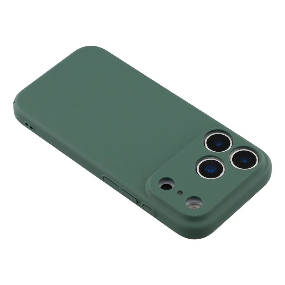 For iPhone 17 Pro Max Case Skin-Touch Rubberized Hard PC Phone Cover - Green - Image 5