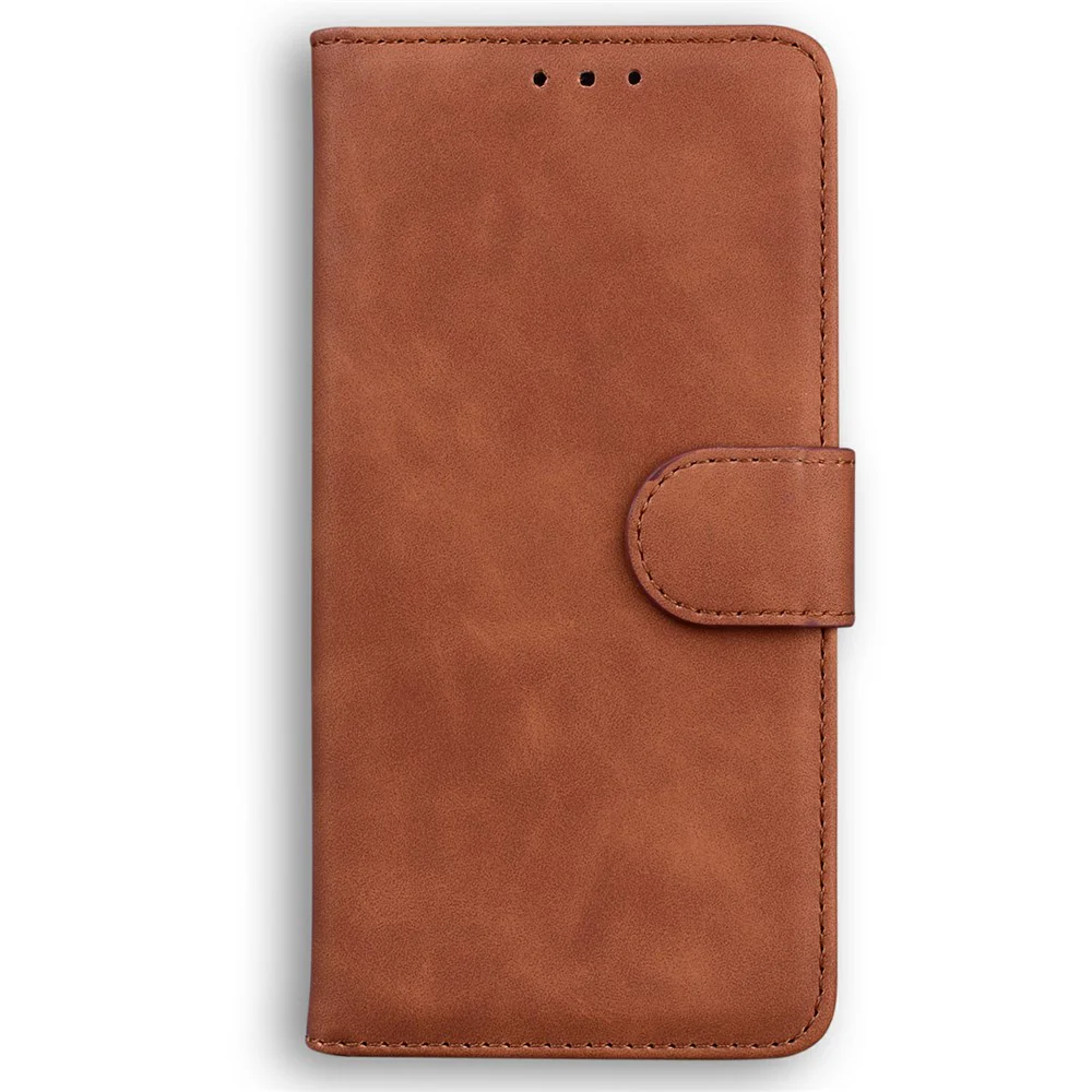 For iPhone 17 Pro Max Case Solid Color Leather Wallet Phone Cover - Brown - Image 6