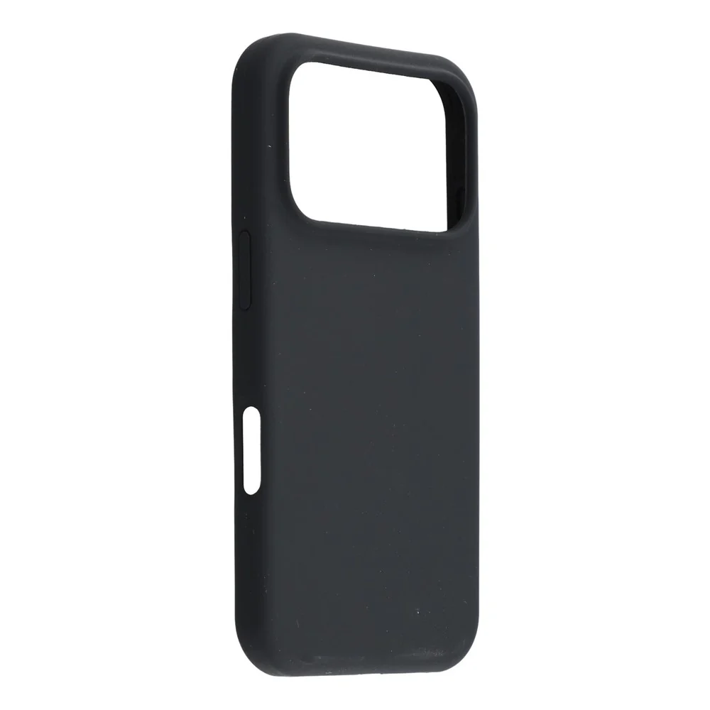For iPhone 17 Pro Max Case Solid Silicone Shockproof Phone Back Cover - Black - Image 2