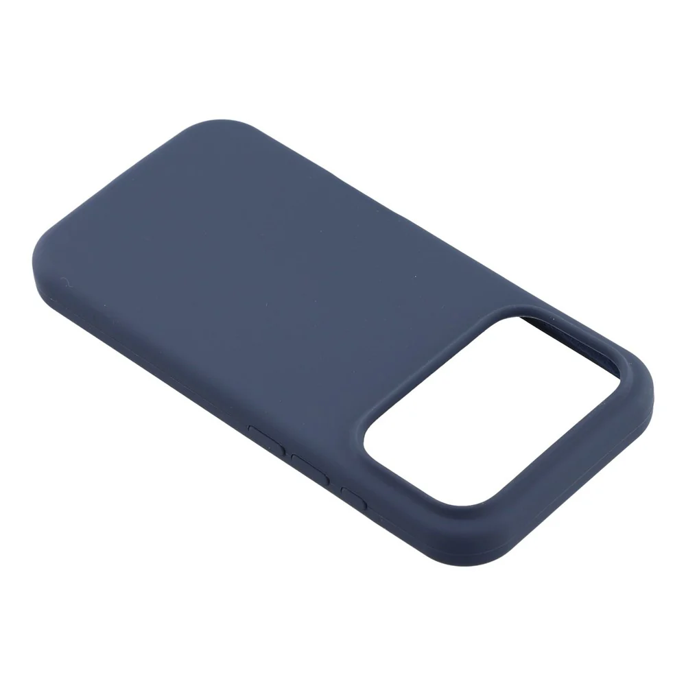For iPhone 17 Pro Max Case Solid Silicone Shockproof Phone Back Cover - Dark Blue - Image 4