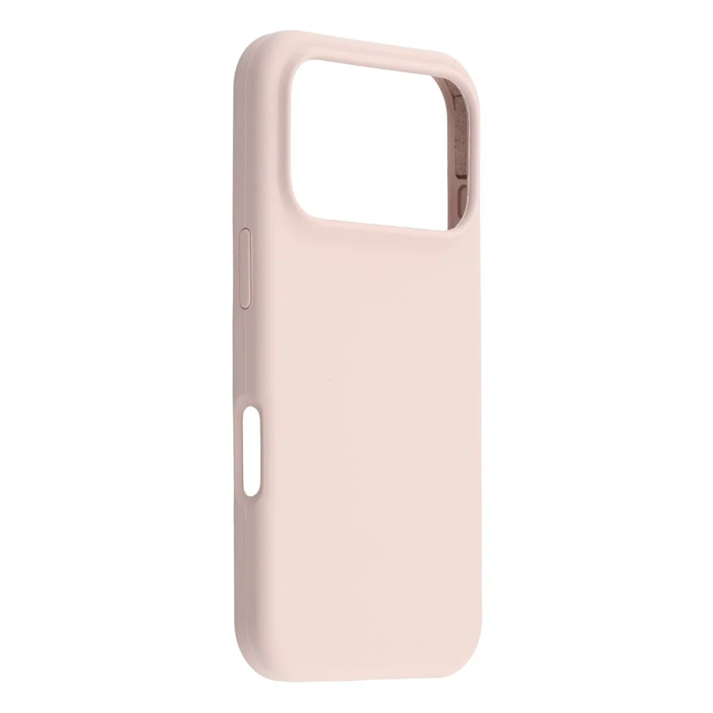For iPhone 17 Pro Max Case Solid Silicone Shockproof Phone Back Cover - Pink - Image 2