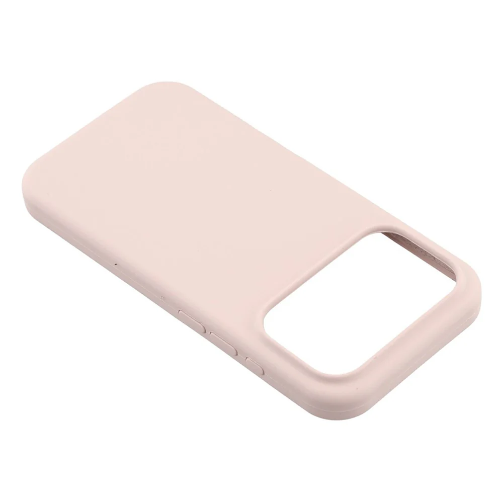For iPhone 17 Pro Max Case Solid Silicone Shockproof Phone Back Cover - Pink - Image 4