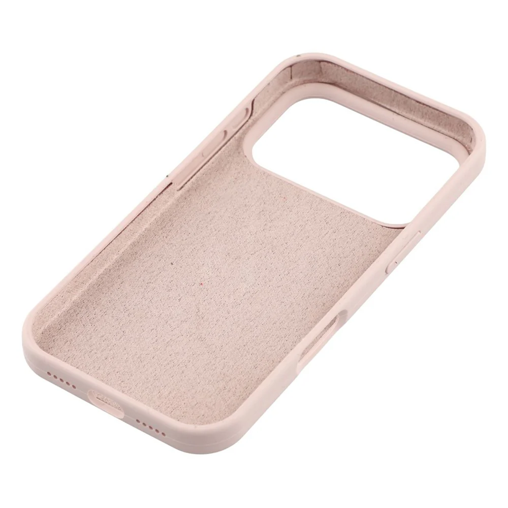 For iPhone 17 Pro Max Case Solid Silicone Shockproof Phone Back Cover - Pink - Image 5
