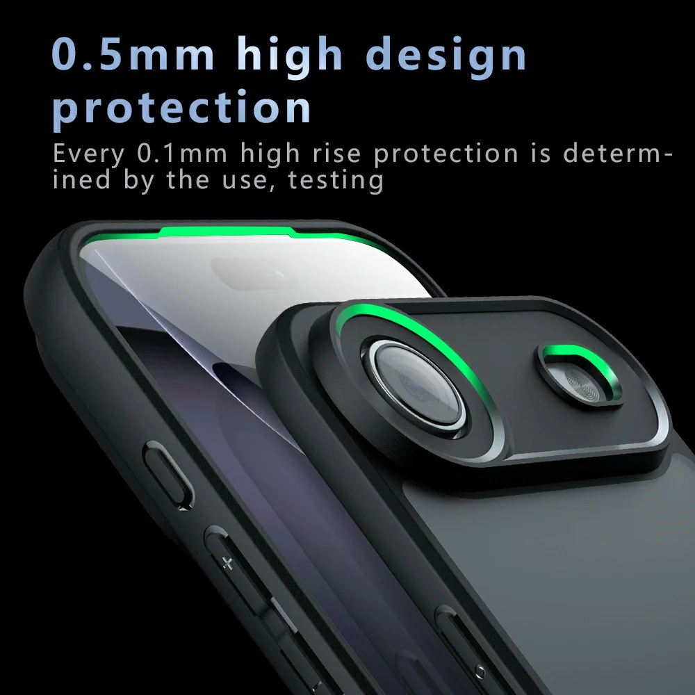For iPhone 17 Pro Max Case TPU + PC Shockproof Clear Phone Cover - Image 5