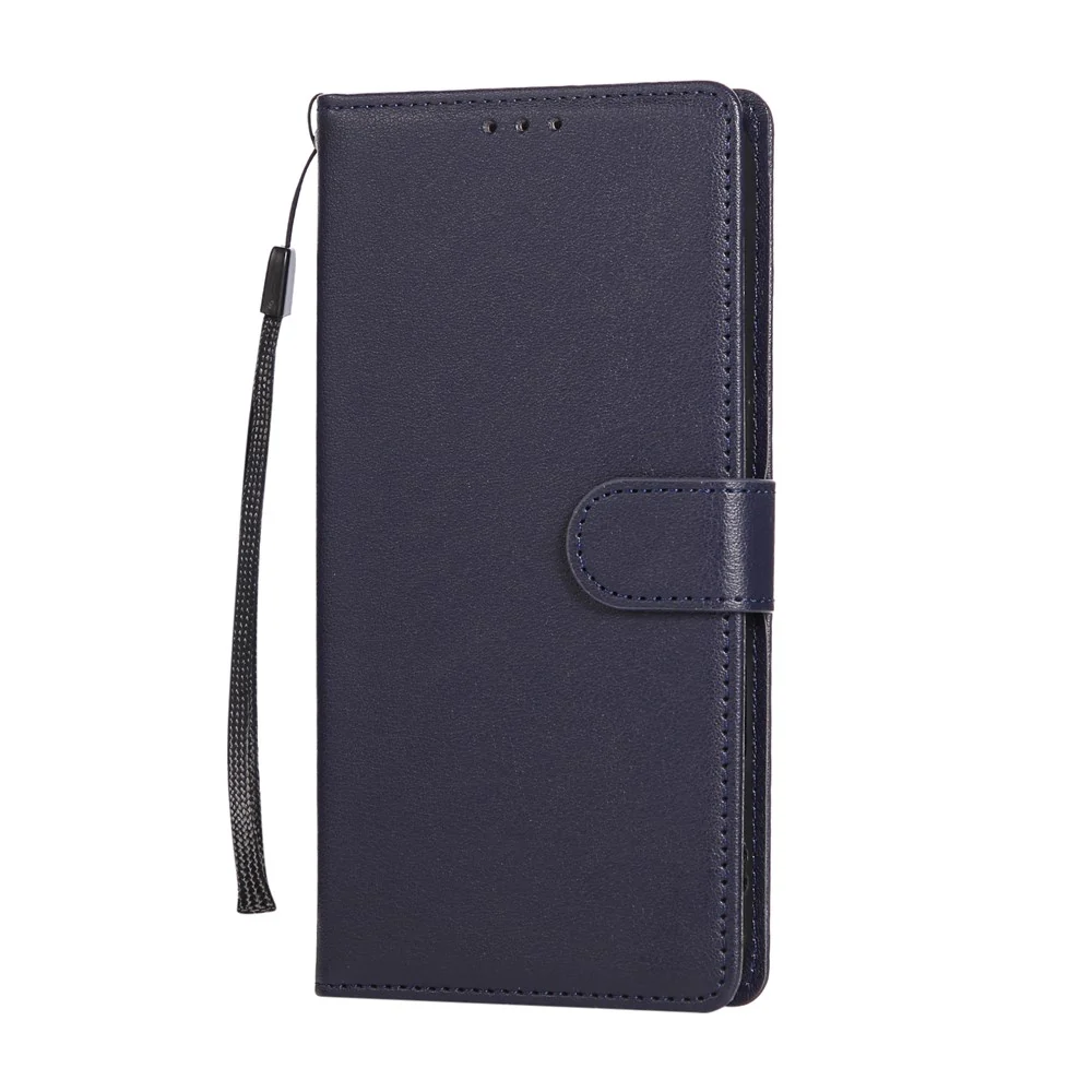 For iPhone 17 Pro Max Case Wallet Stand View PU Leather Phone Cover with Wrist Strap - Blue - Image 7