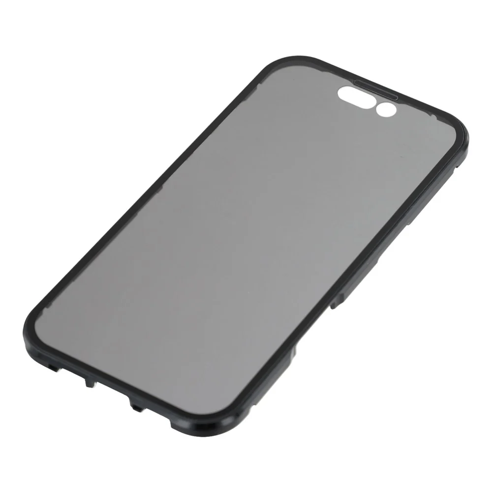 For iPhone 17 Pro Max Case with Anti-Spy Screen Protector Tempered Glass Metal Phone Cover Magnetic Clasp - Black - Image 7