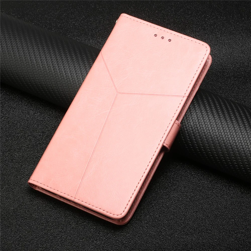 For iPhone 17 Pro Max Case with Wrist Strap Y Shaped Lines Imprint Leather Phone Cover - Pink - Image 7