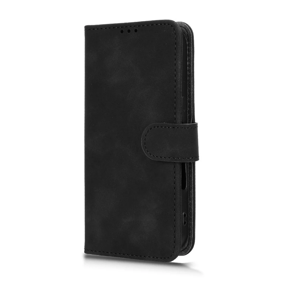 For iPhone 17 Pro Max Leather Case Skin Feel Anti Drop Wallet Flip Phone Cover - Black - Image 6