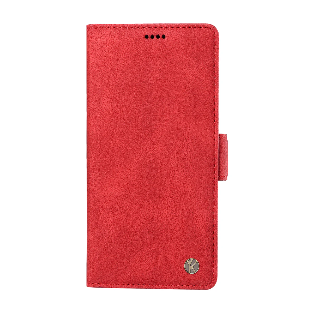 For iPhone 17 Pro Max Leather Case YIKATU YK-005 Skin-touch Feeling Wallet Phone Cover - Red - Image 6