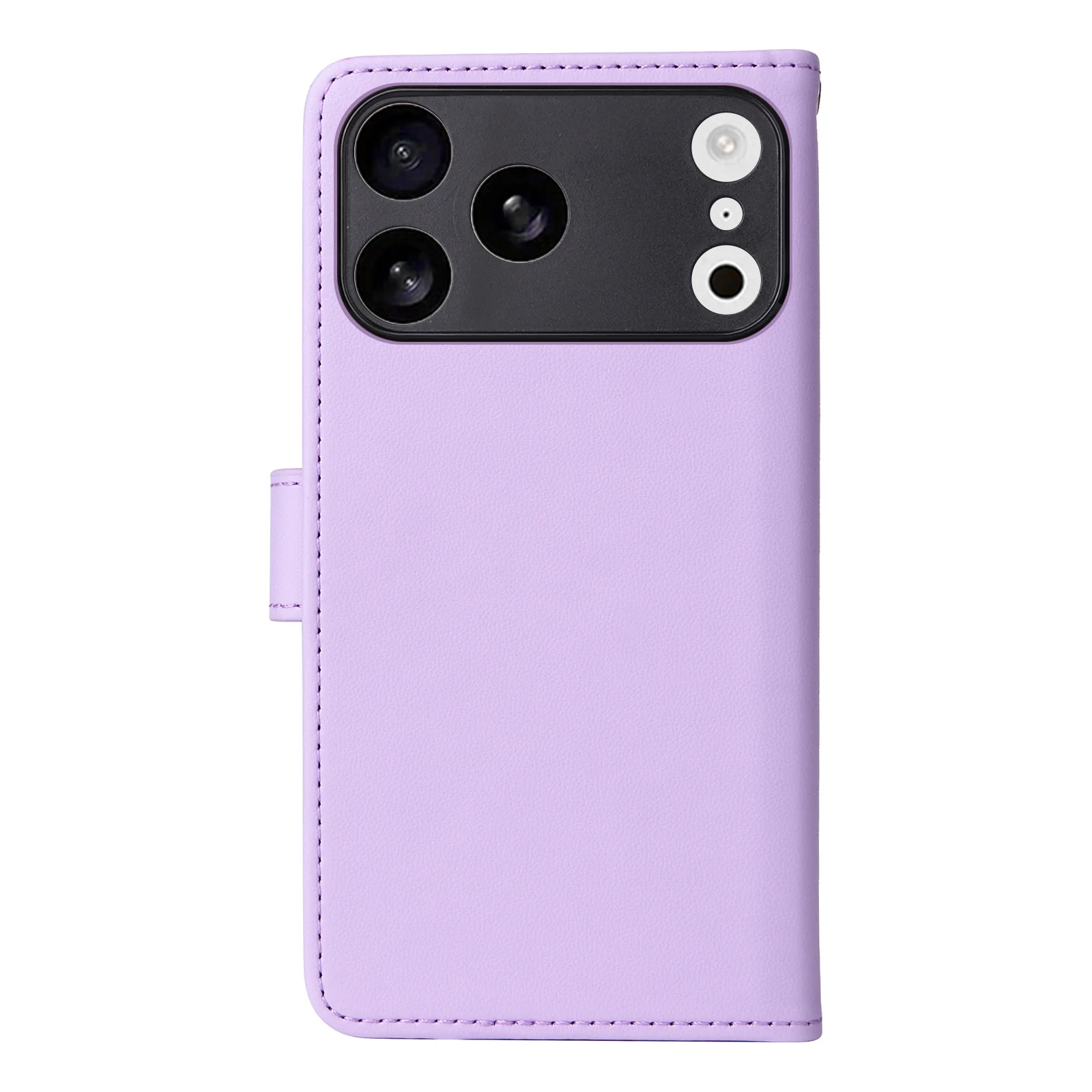For iPhone 17 Pro Max Magnetic Case BETOPNICE Detachable PU Leather Phone Cover with Strap - Purple - Image 3