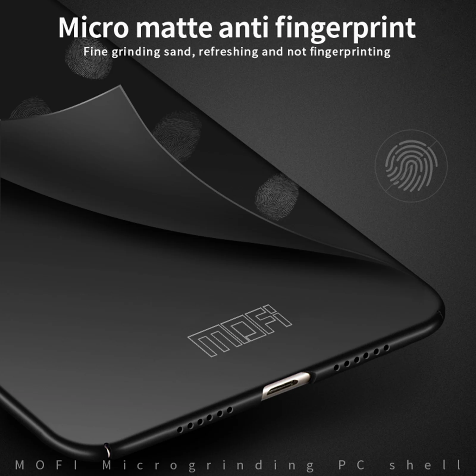 For iPhone 17 Pro Max Phone Case MOFI Shield Matte Series Ultra Slim PC Protective Cover - Black - Image 4