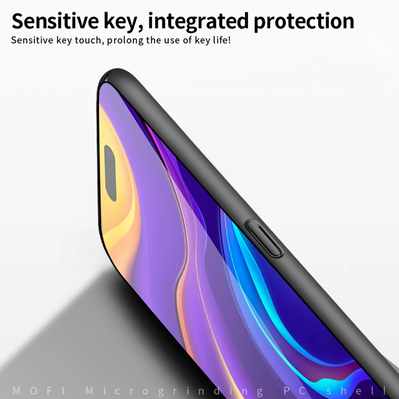 For iPhone 17 Pro Max Phone Case MOFI Shield Matte Series Ultra Slim PC Protective Cover - Blue - Image 2