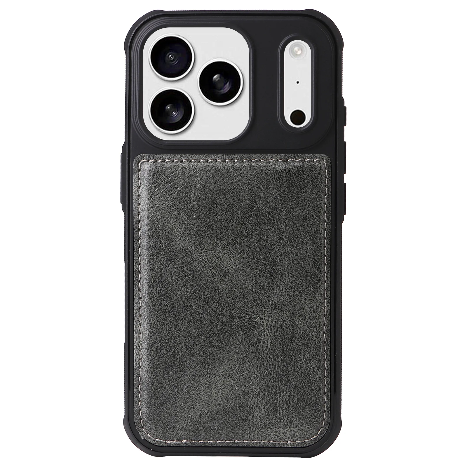 For iPhone 17 Pro Max Phone Case PU Leather Zipper Wallet Detachable Cover - Green - Image 3
