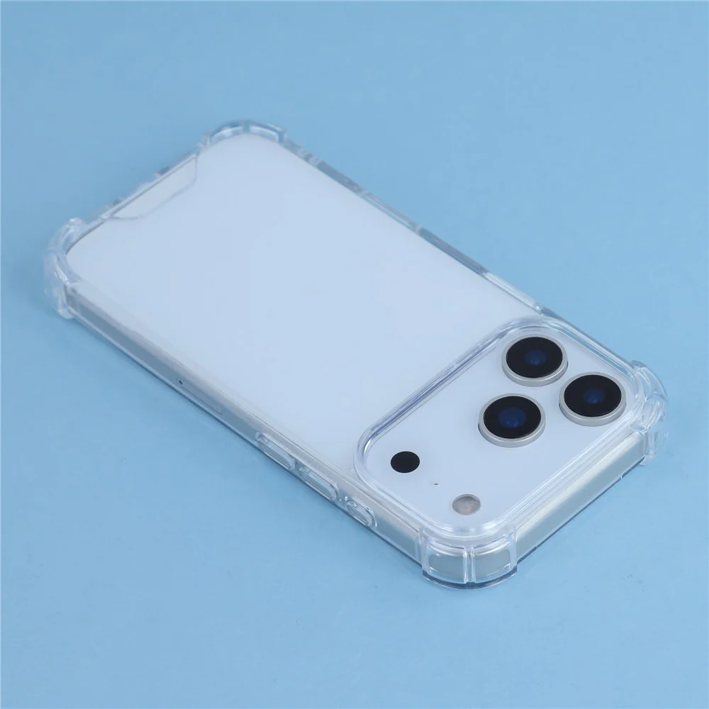 For iPhone 17 Pro Max Phone Case TPU + Acrylic 1.5mm Shockproof Clear Back Cover - Image 4