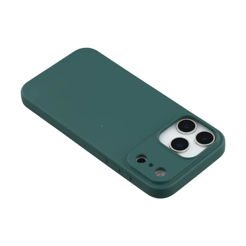 For iPhone 17 Pro Max Phone Case WANLONFENG RB2 Series TPU Back Cover with Tempered Glass - Army Green - Image 6