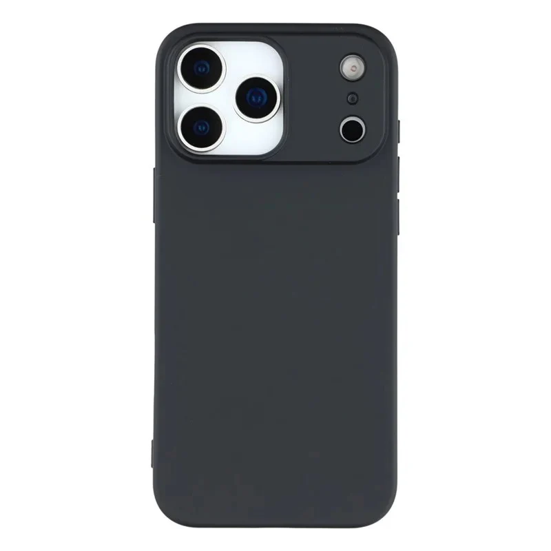 For iPhone 17 Pro Max Phone Case WANLONFENG RB2 Series TPU Back Cover with Tempered Glass - Black - Image 4