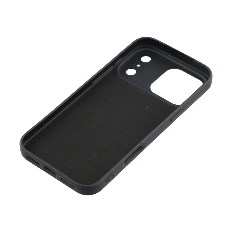 For iPhone 17 Pro Max Phone Case WANLONFENG RB2 Series TPU Back Cover with Tempered Glass - Black - Image 7