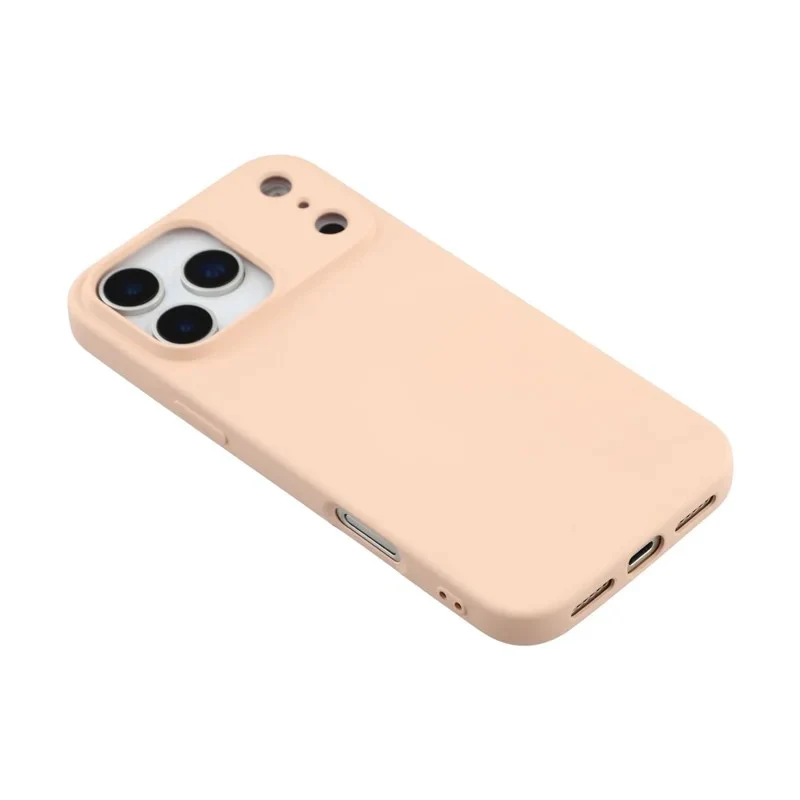 For iPhone 17 Pro Max Phone Case WANLONFENG RB2 Series TPU Back Cover with Tempered Glass - Pink - Image 5