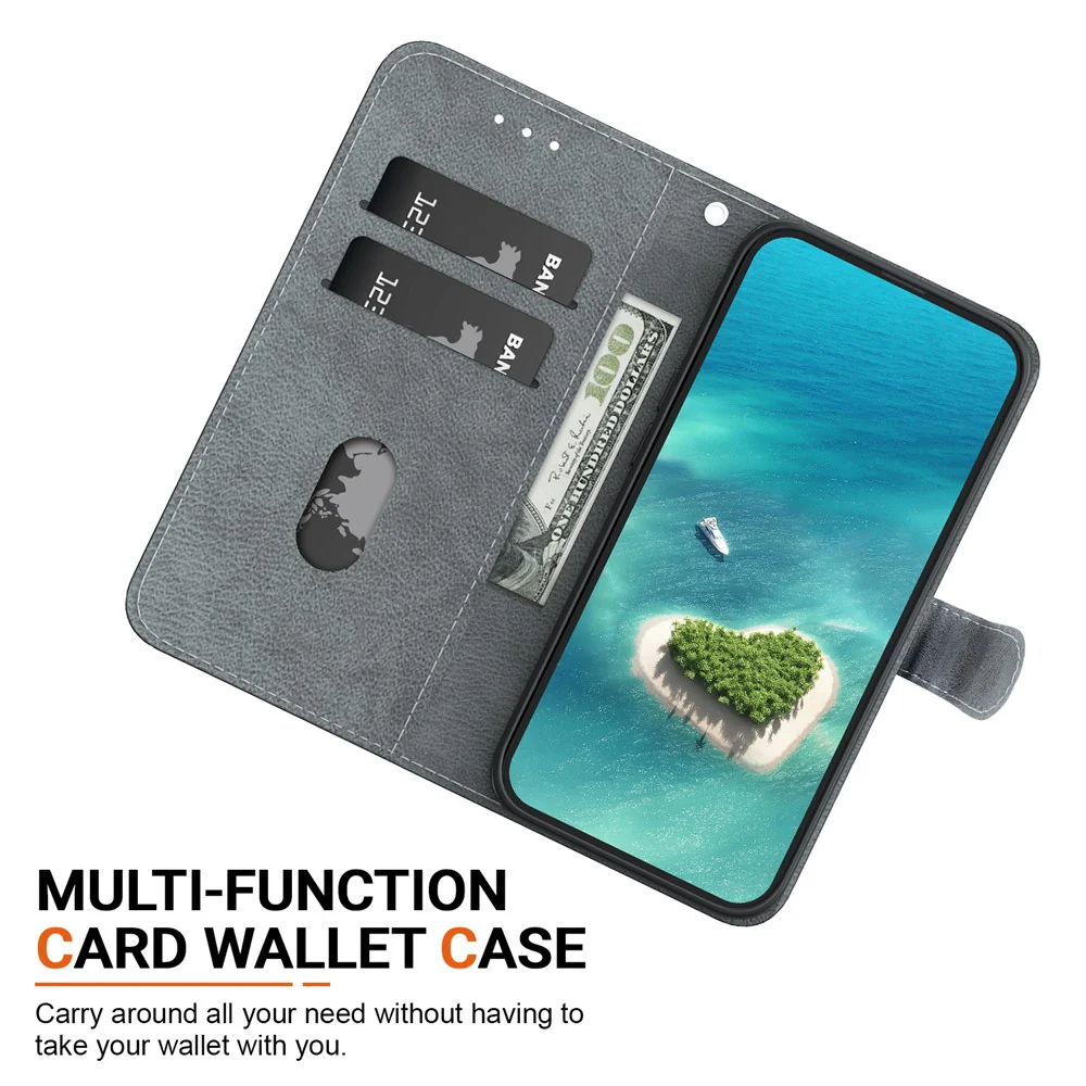 For iPhone 17 Pro Max Wallet Case Pattern Printing Leather Stand Phone Cover with Strap - Blossom - Image 2