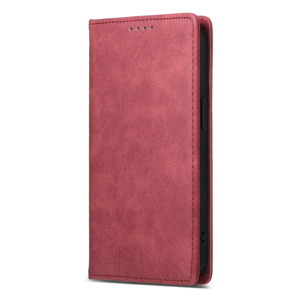 For iPhone 17 Pro Max Wallet Case RFID Blocking PU Leather Phone Cover - Red - Image 8
