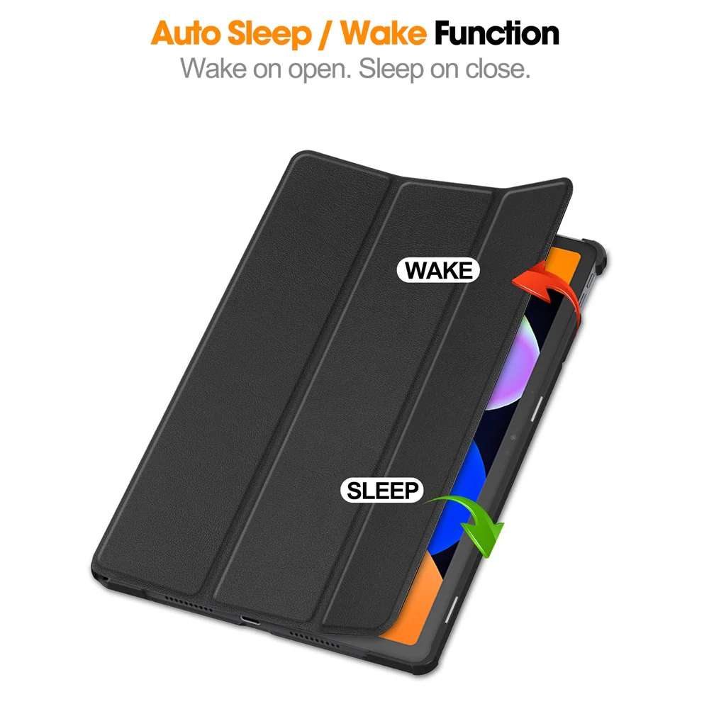 For Lenovo Idea Tab (TB336ZU / TB336FU) / Xiaoxin Pad 11 2025 Case Anti-Drop Leather Stand Tablet Cover - Black - Image 3