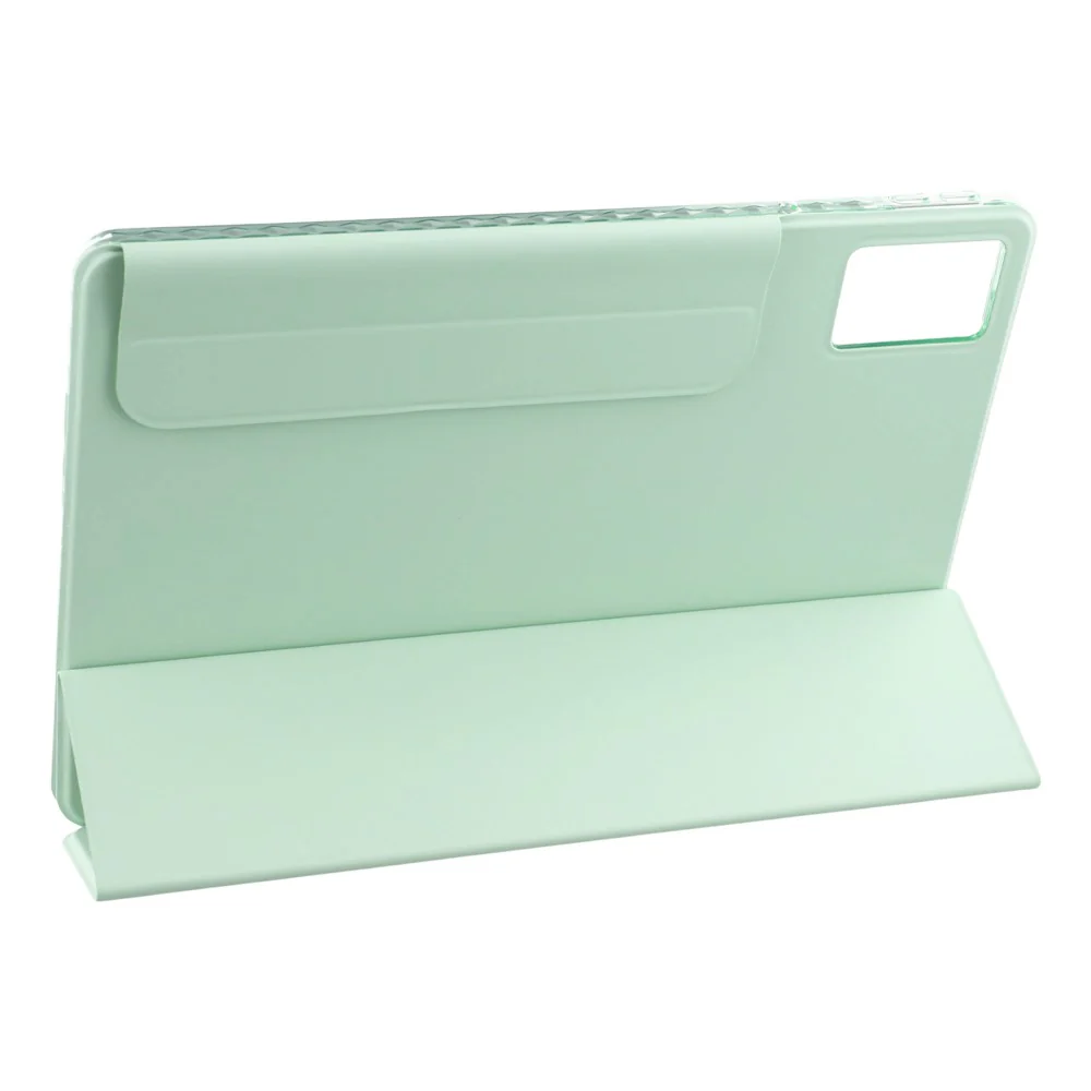 For Lenovo Idea Tab (TB336ZU / TB336FU) / Xiaoxin Pad 11 2025 Case Folding Stand Magnetic Leather Tablet Cover - Light Green - Image 3
