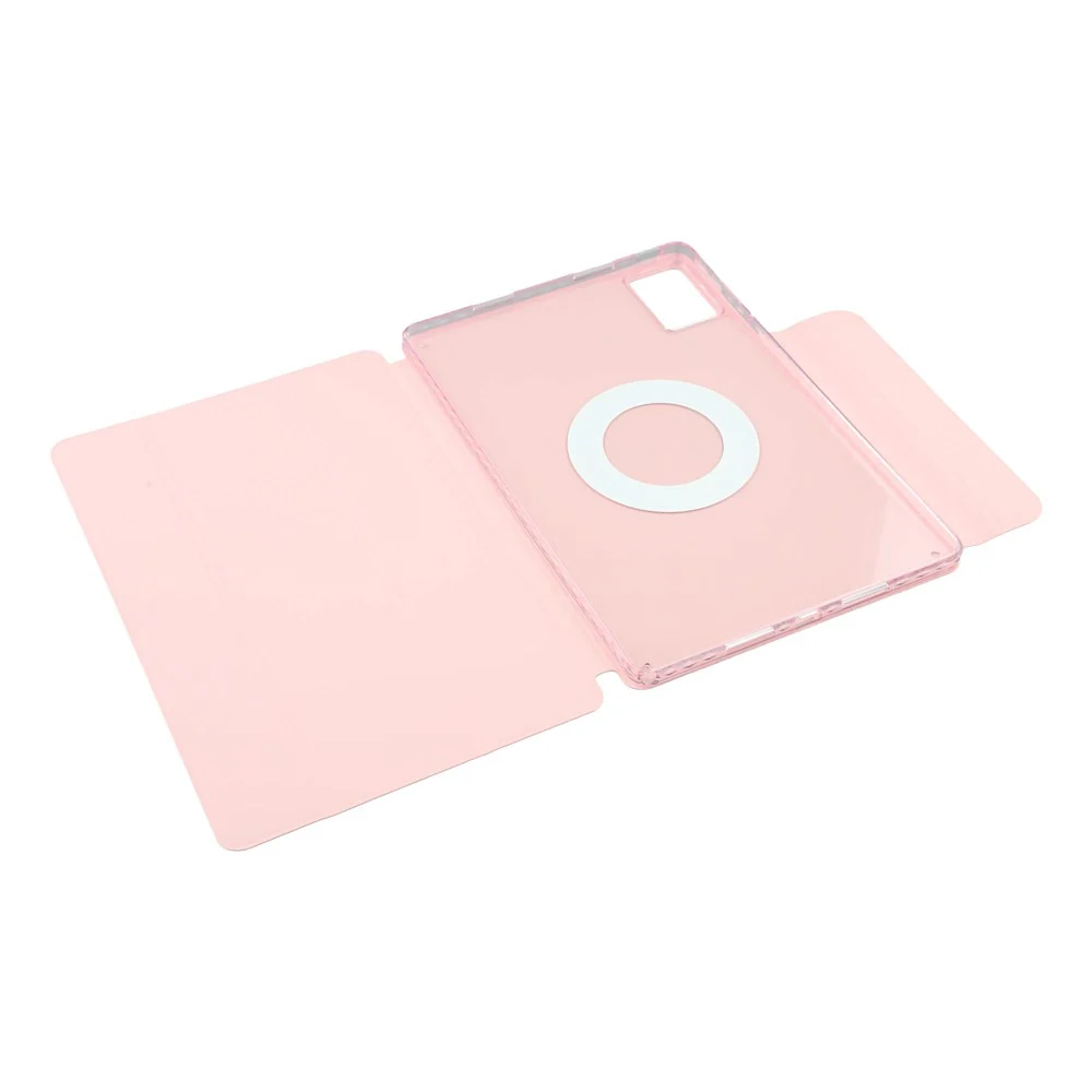 For Lenovo Idea Tab (TB336ZU / TB336FU) / Xiaoxin Pad 11 2025 Case Folding Stand Magnetic Leather Tablet Cover - Pink - Image 4