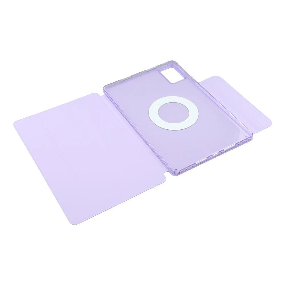 For Lenovo Idea Tab (TB336ZU / TB336FU) / Xiaoxin Pad 11 2025 Case Folding Stand Magnetic Leather Tablet Cover - Purple - Image 4