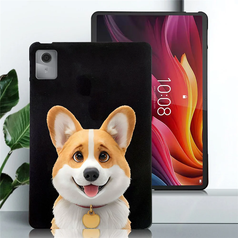 For Lenovo Idea Tab (TB336ZU / TB336FU) / Xiaoxin Pad 11 2025 Case Pattern Printing Slim TPU Tablet Protective Cover - Corgi - Image 2