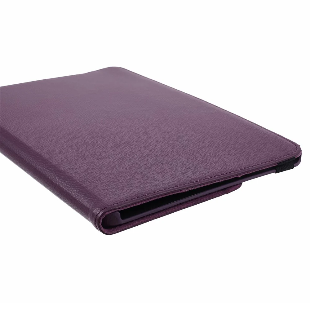 For Lenovo Idea Tab TB336ZU, TB336FU / Xiaoxin Pad 11 2025 Case Rotating Stand PU Leather + PC Tablet Cover with Elastic Band - Purple - Image 6