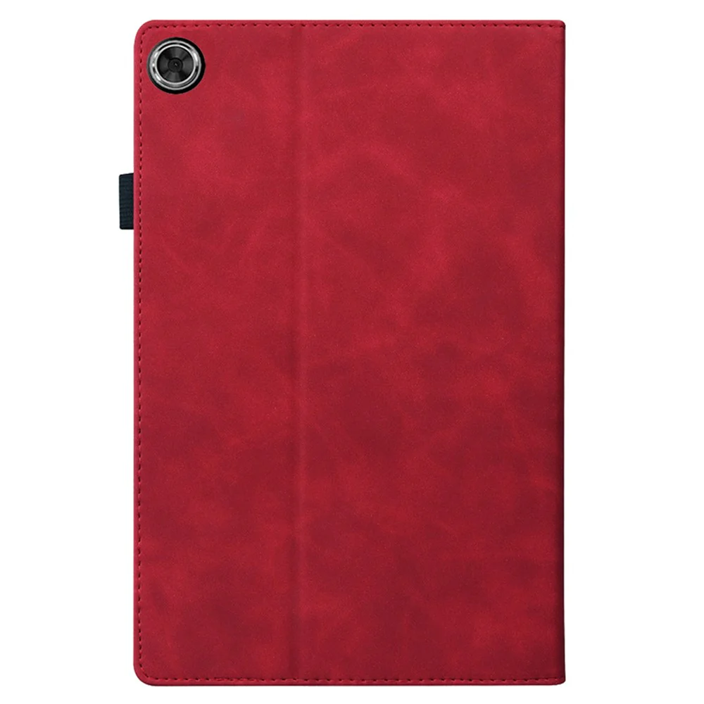 For Lenovo K9 / Tab One Case PU Leather Protective Folio Tablet Cover with Card Holder - Red - Image 7