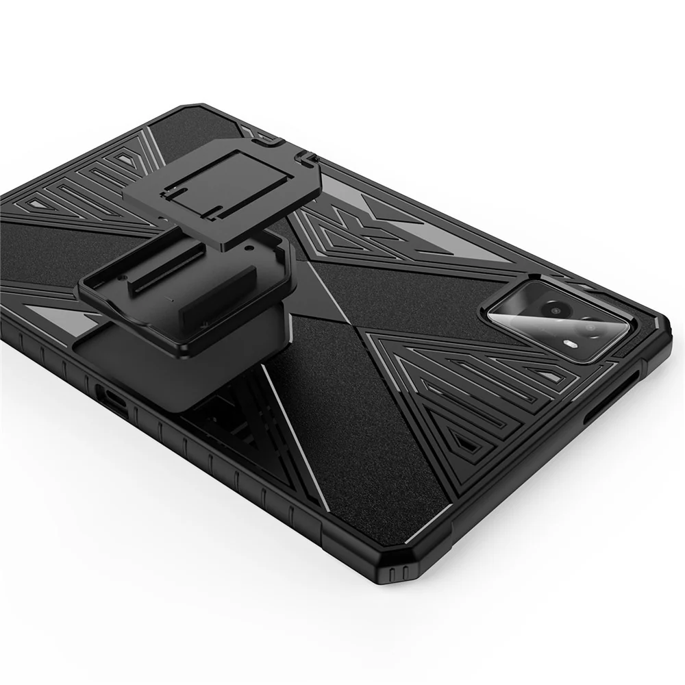 For Lenovo Legion Y700 (2024) TPU Case Kickstand Tablet Protective Cover - Black - Image 5