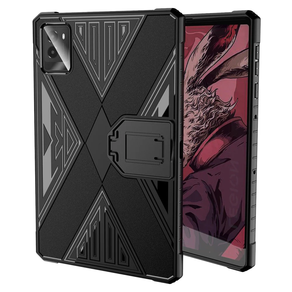 For Lenovo Legion Y700 (2024) TPU Case Kickstand Tablet Protective Cover - Black - Image 6