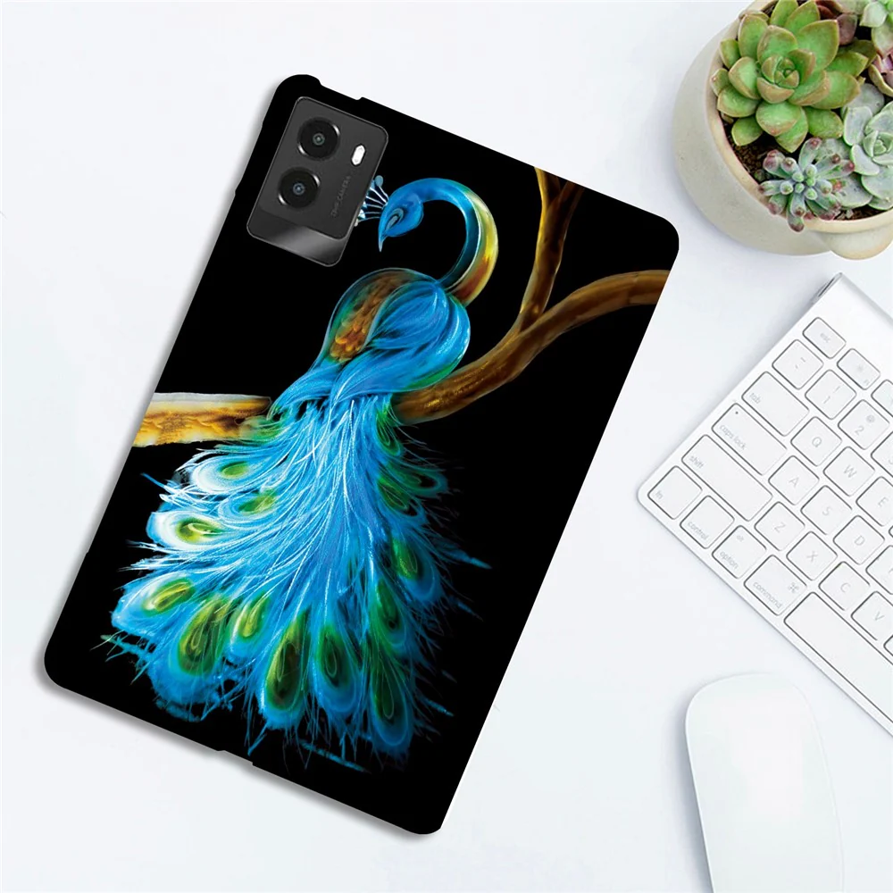 For Lenovo Legion Y700 (2025) Case Pattern Printing Slim Soft TPU Tablet Cover - Peacock - Image 4