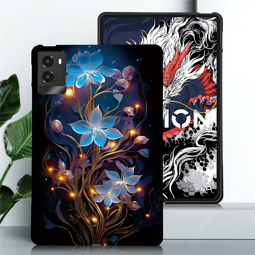 For Lenovo Legion Y700 (2025) Case Pattern Printing Slim Soft TPU Tablet Cover - Small Lantern Flower - Image 2