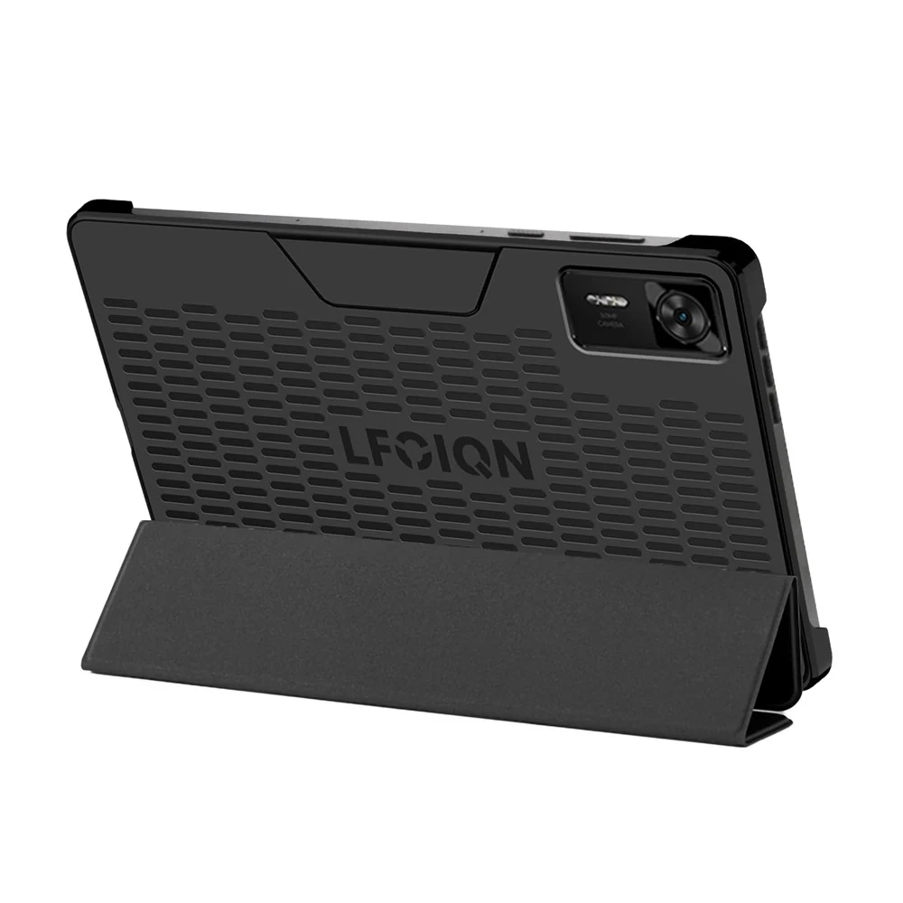 For Lenovo Legion Y700 (2025) Case Stand PU Leather Magnetic Detachable Tablet Cover - Black - Image 4