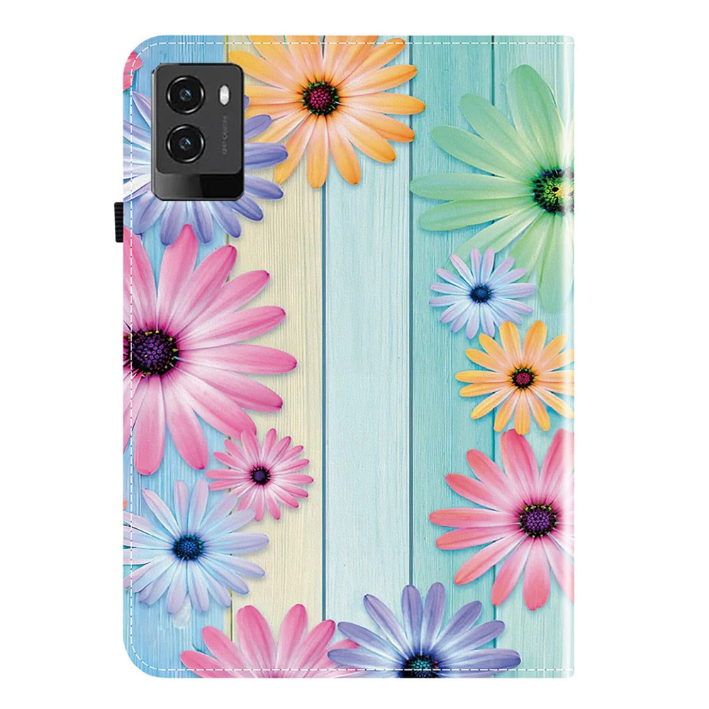 For Lenovo Legion Y700 (2025) Leather Case Pattern Printed Stand Tablet Cover with Card Slots - Sunflower - Image 6