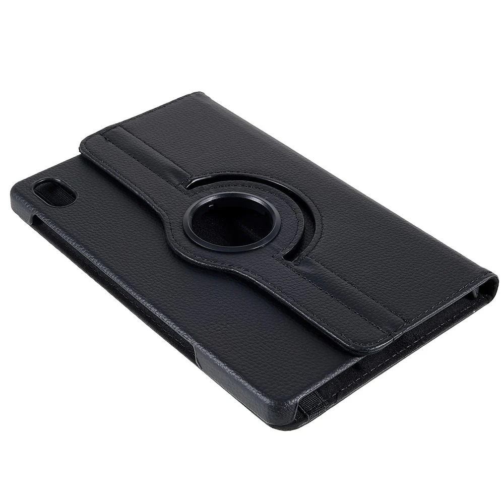 For Lenovo Legion Y700 Anti-drop Shockproof Leather Case 360-degree Rotating Protective Cover with Stand Support Horizontal/Vertical View - Black - Image 6