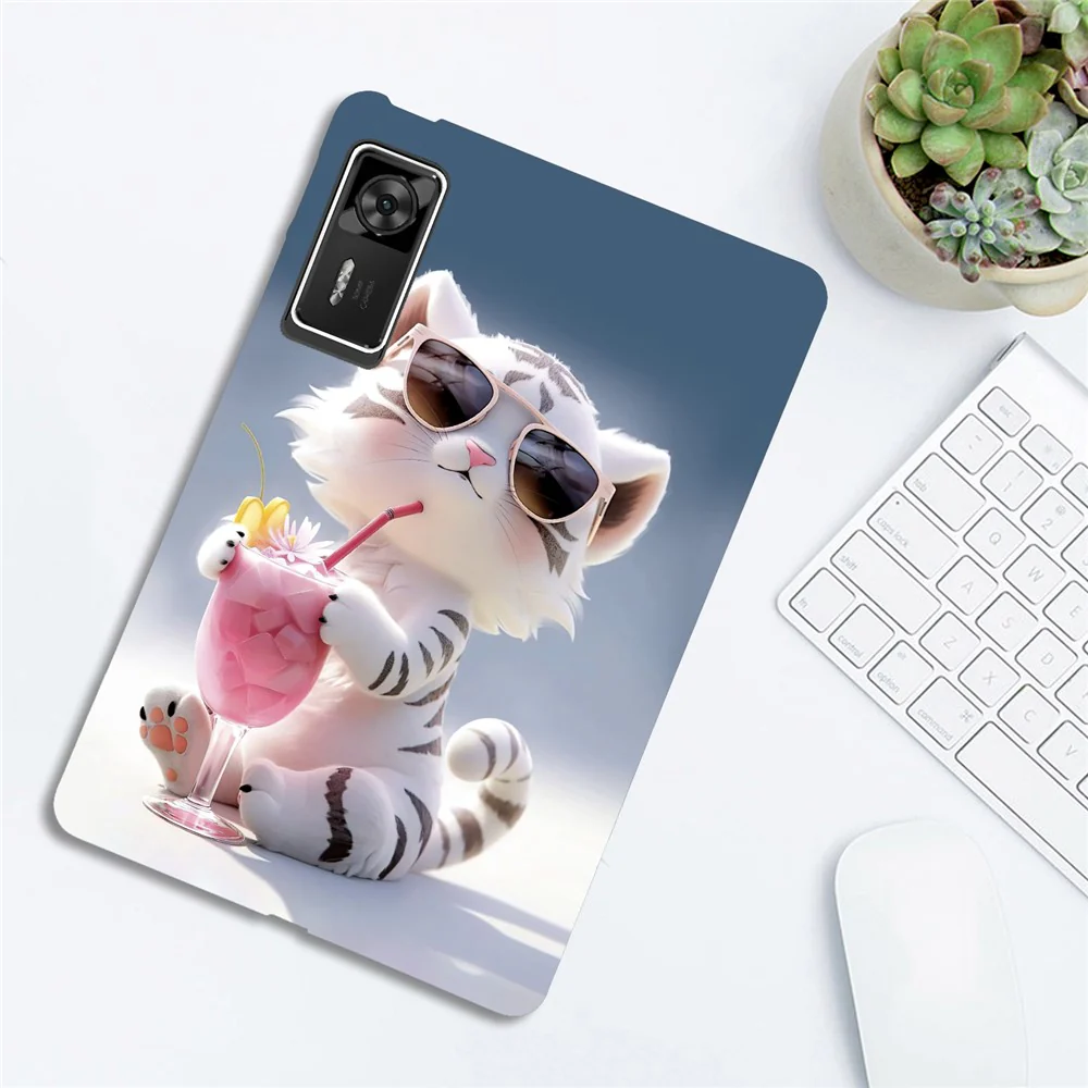 For Lenovo Legion Y700 Gen 4 Case Pattern Printing Slim Soft TPU Tablet Cover - Cartoon Tiger - Image 4