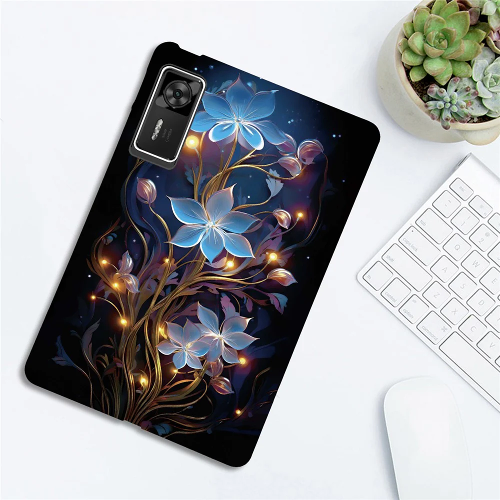 For Lenovo Legion Y700 Gen 4 Case Pattern Printing Slim Soft TPU Tablet Cover - Small Lantern Flower - Image 4