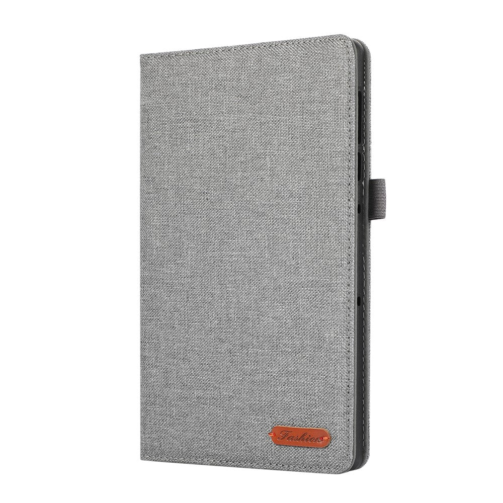 For Lenovo Legion Y700 Gen 4 Case with Stand Card Holder Cloth Texture Leather Tablet Cover - Grey - Image 5