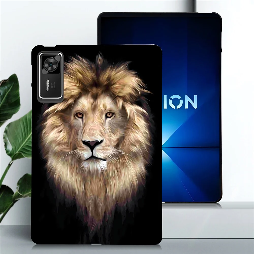 For Lenovo Legion Y700 Gen 4 TPU Case Pattern Printing Slim Tablet Protective Cover - Lion - Image 2