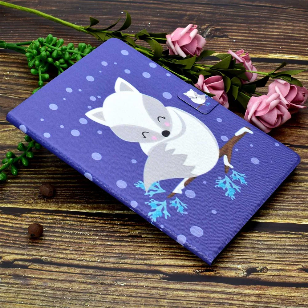 For Lenovo Legion Y700 Pattern Printing Leather Shock Proof Tablet Case Protective Cover - Fox - Image 8